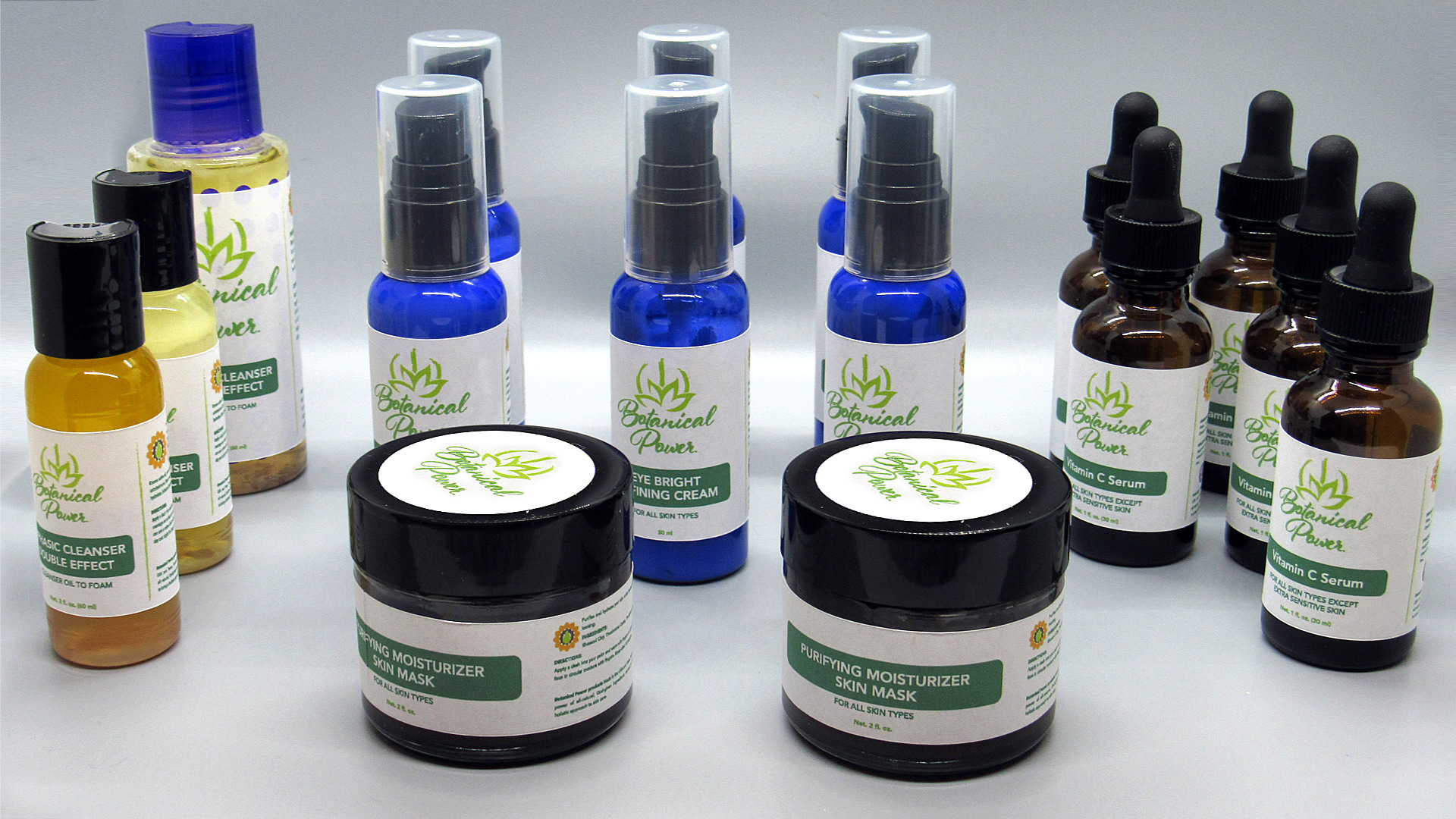 Botanical Power - Product array samples