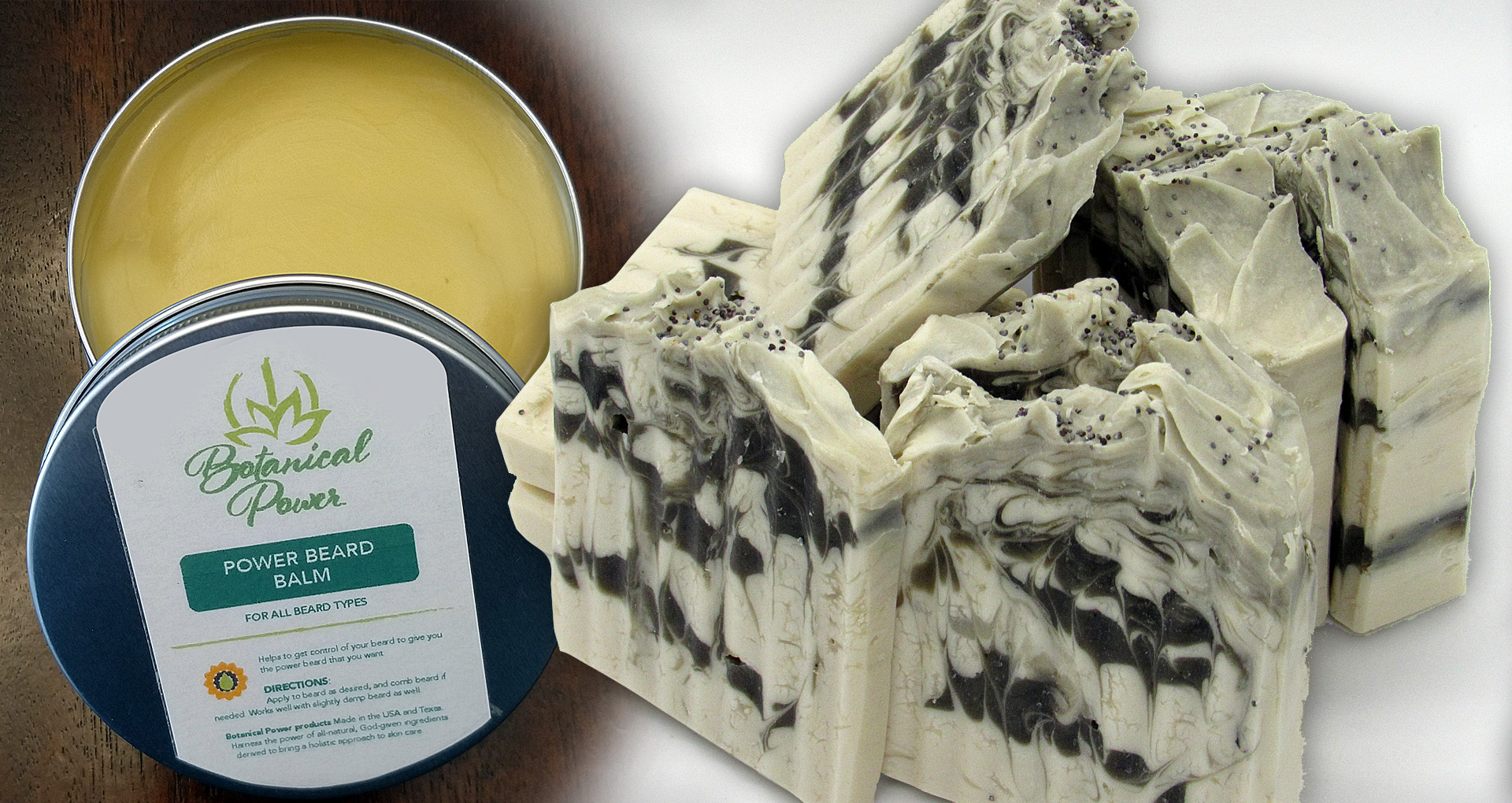 Botanical Power - Product Men's Line samples